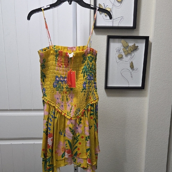 Floral Yellow Dress - Picture 3 of 5
